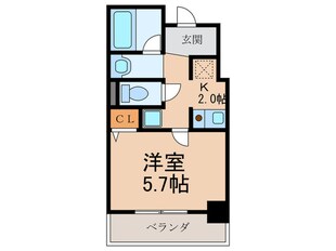 ラナップスクエア東梅田(507)の物件間取画像